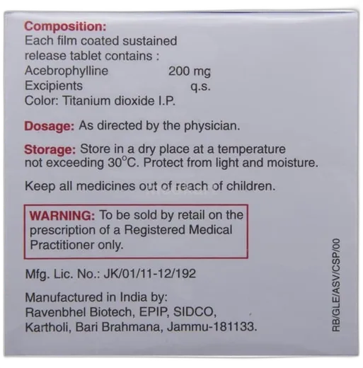 ascovent sr tablet 10's